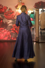 Pansy Skirt - Navy Blue Gown Length for the Mother of the Bride / Groom
