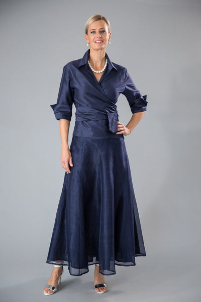 Pansy Skirt - Navy for the Mother of the Bride / Groom