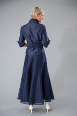 Pansy Skirt - Navy for the Mother of the Bride / Groom