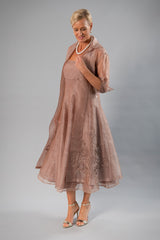 Organza Coat - Coffee for the Mother of the Bride / Groom