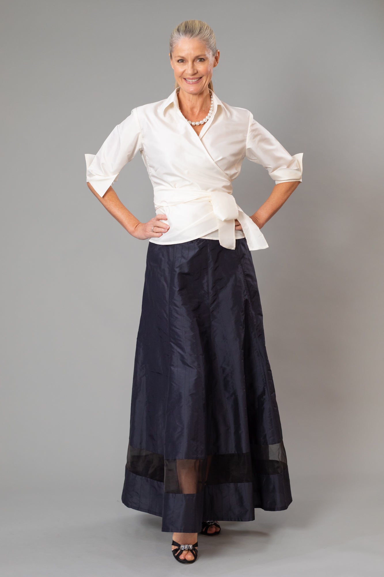 Cocktail Skirt - Long Black for the Mother of the Bride / Groom