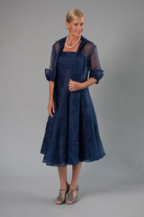 Organza Coat - Navy for the Mother of the Bride / Groom