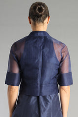 Organza Jacket - Navy for the Mother of the Bride / Groom