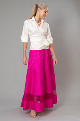 Cocktail Skirt - Long Fuchsia for the Mother of the Bride / Groom
