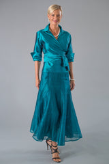 Pansy Skirt - Teal for the Mother of the Bride / Groom