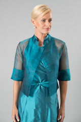 Organza Jacket - Teal for the Mother of the Bride / Groom